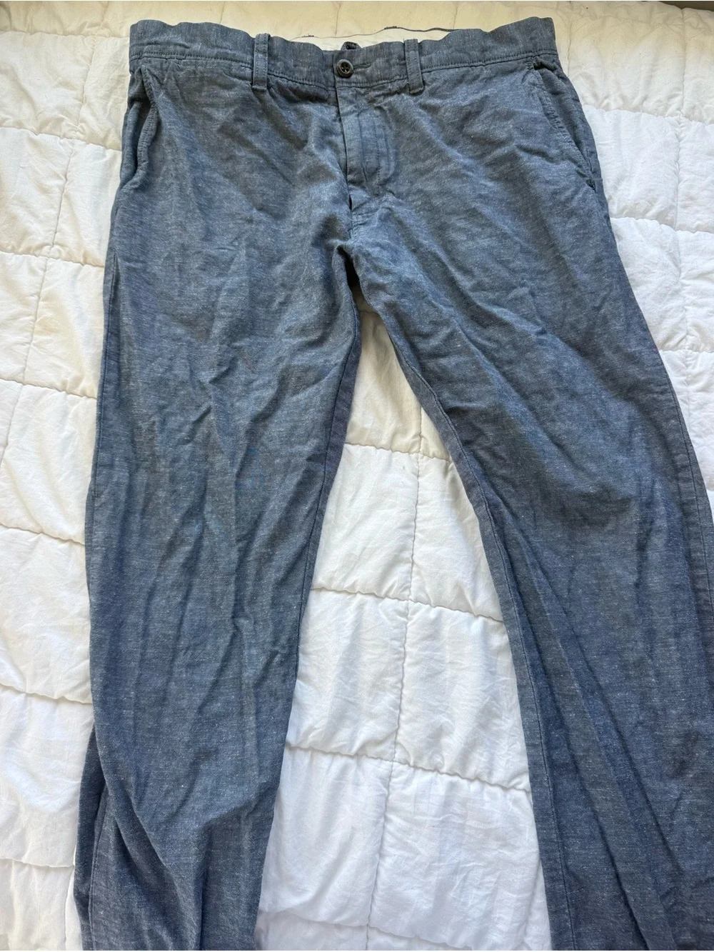 J. Crew Men's Heather Gray Chino Pants